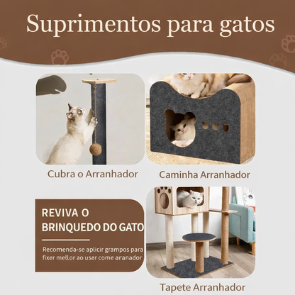 Carpete Adesivo Protetor contra unhas de Gatos