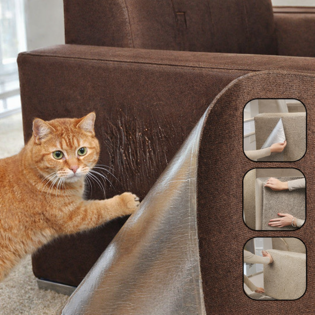 Carpete Adesivo Protetor contra unhas de Gatos